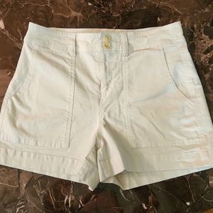 Awesome light khaki 4 pocket shorts... look cute with any top! Great condition!